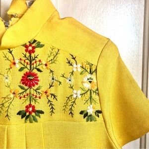 Vintage Rare 1960’s Rayon Women’s Shift Dress L